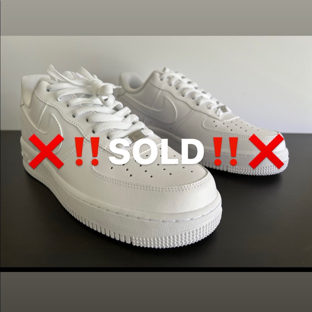 ❌‼️SOLD‼️❌Brand new white Air Force 1